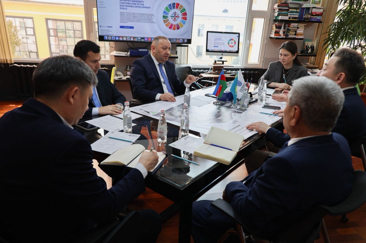 Satbayev Universiteti və ADAU rəhbərliyi bir arada - FOTOLAR